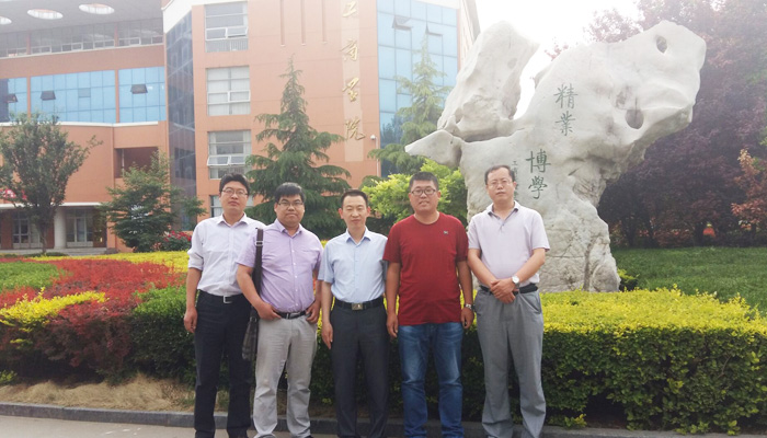 竞赛组委工作人员到潍坊科技学院调研考察
